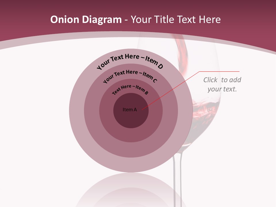 Drink Cry Bordeaux PowerPoint Template