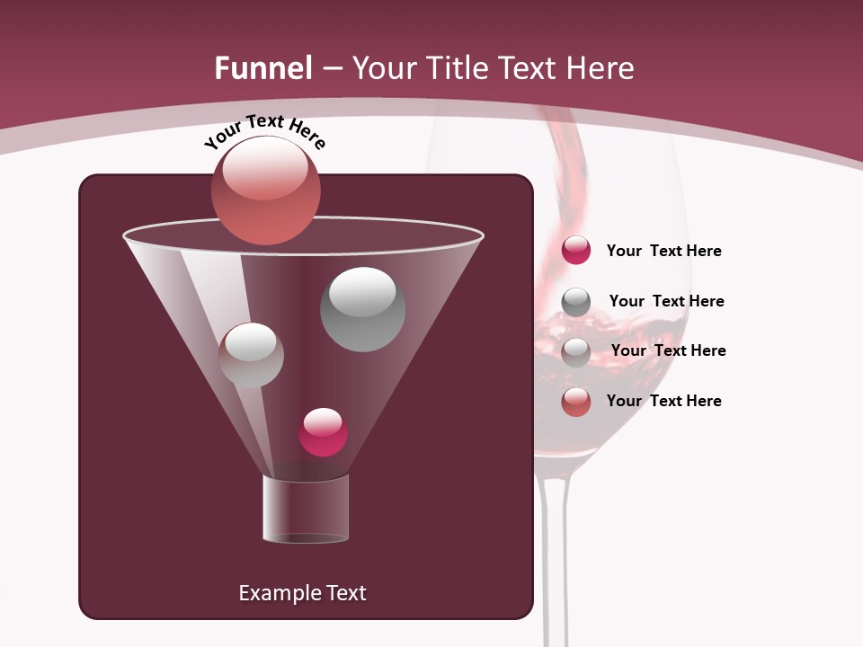 Drink Cry Bordeaux PowerPoint Template