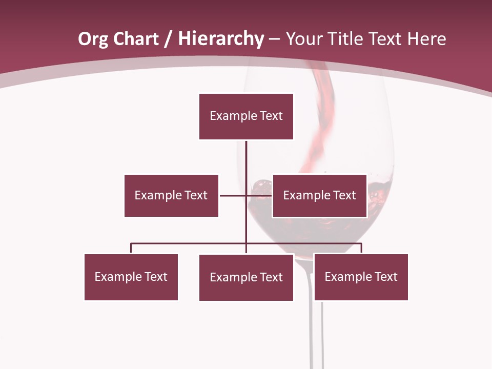 Drink Cry Bordeaux PowerPoint Template