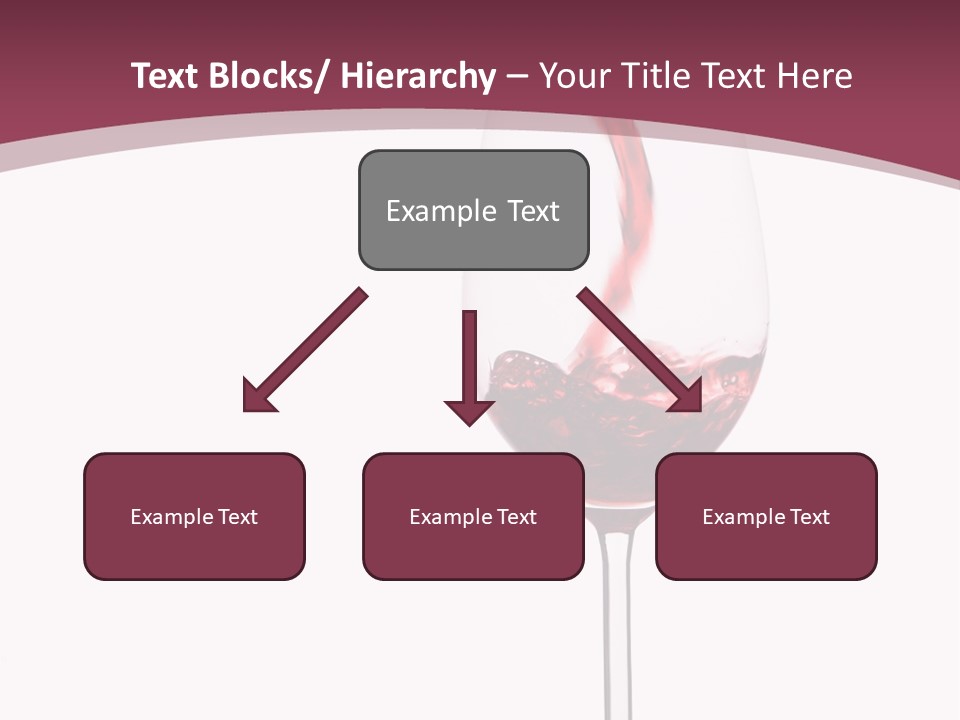 Drink Cry Bordeaux PowerPoint Template