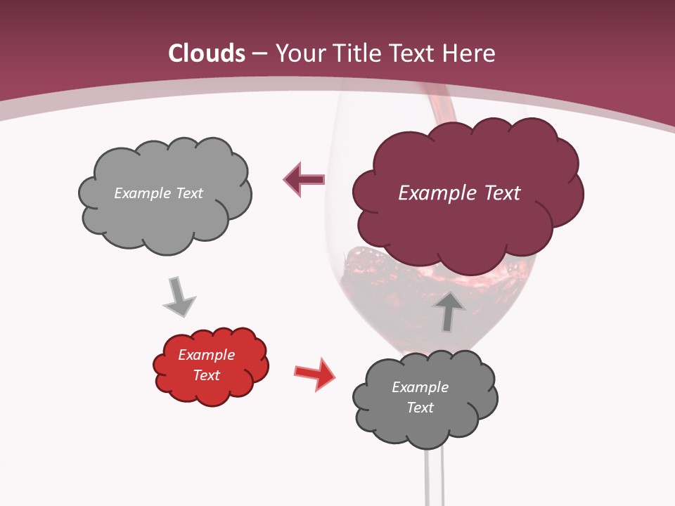 Drink Cry Bordeaux PowerPoint Template