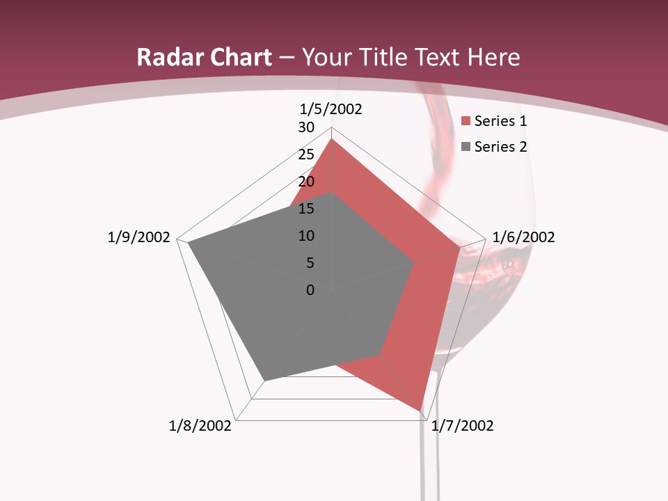 Drink Cry Bordeaux PowerPoint Template