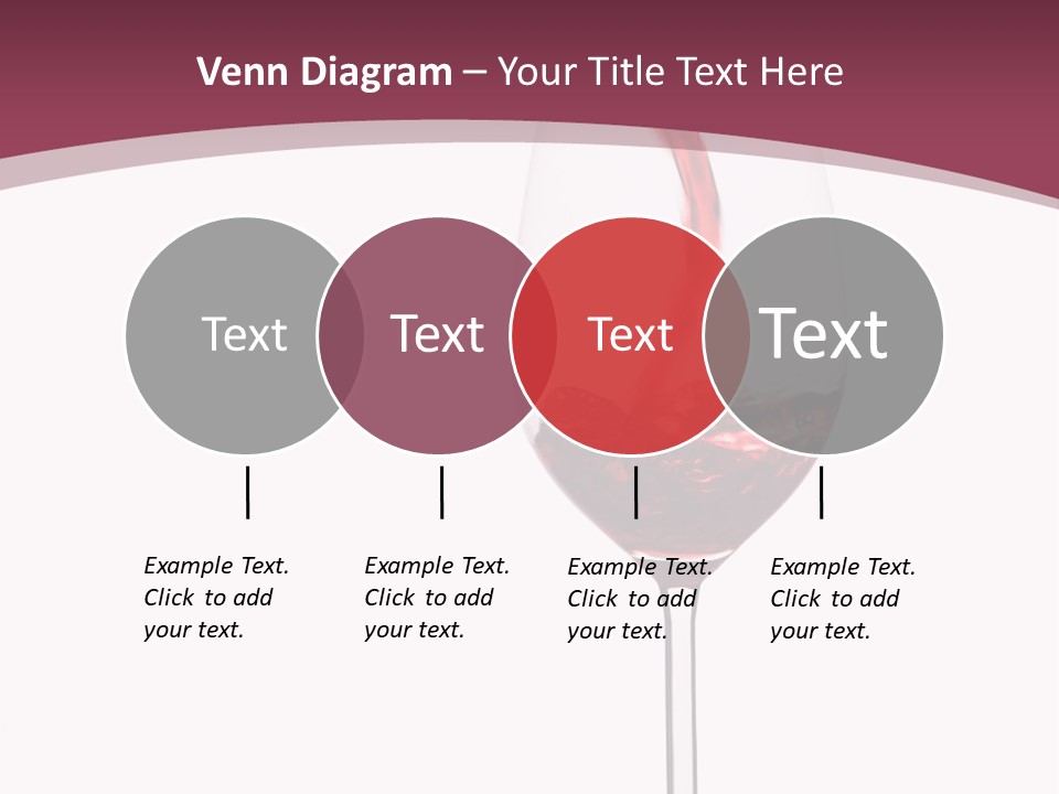 Drink Cry Bordeaux PowerPoint Template