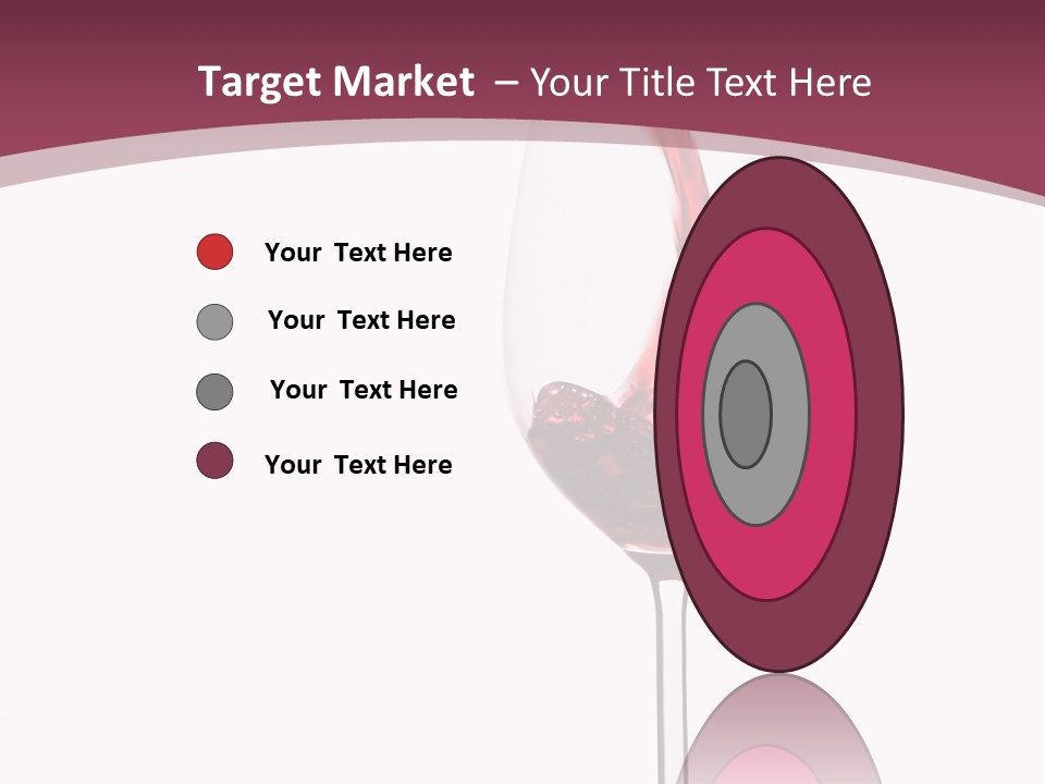 Drink Cry Bordeaux PowerPoint Template