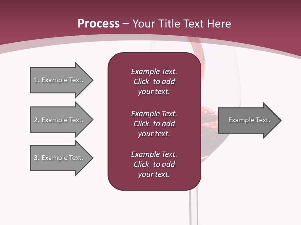 Drink Cry Bordeaux PowerPoint Template