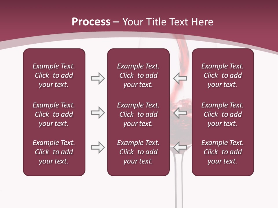 Drink Cry Bordeaux PowerPoint Template