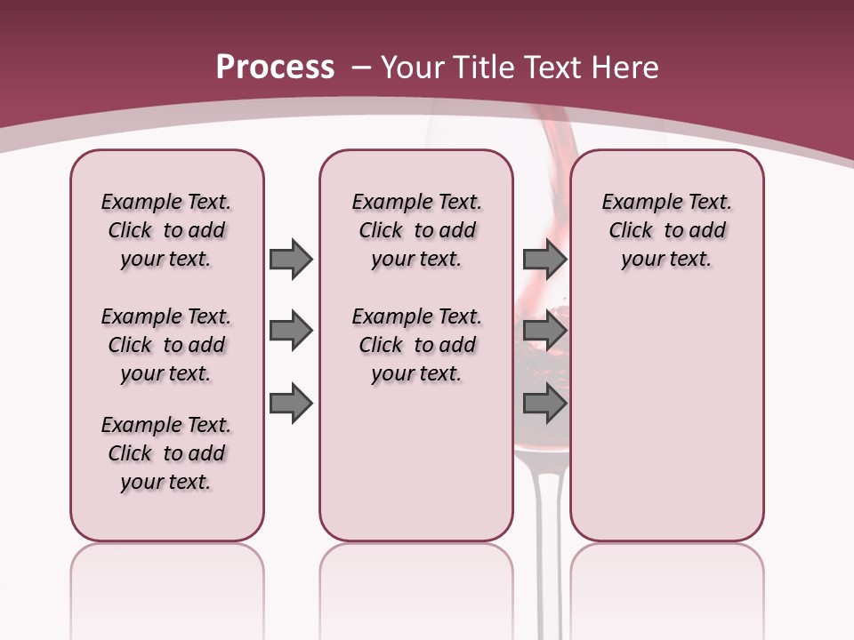 Drink Cry Bordeaux PowerPoint Template