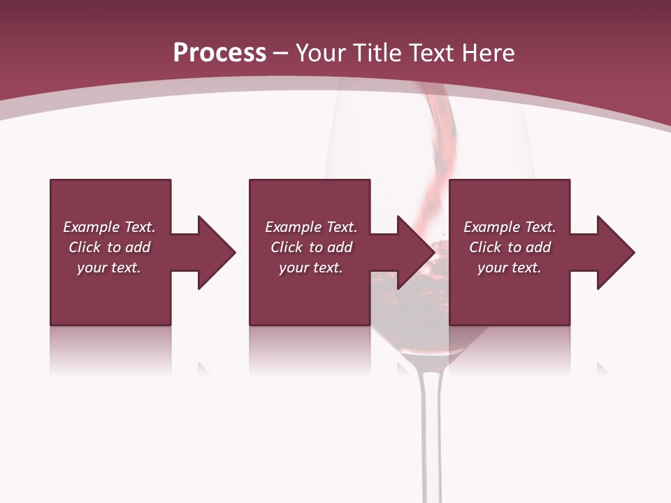 Drink Cry Bordeaux PowerPoint Template