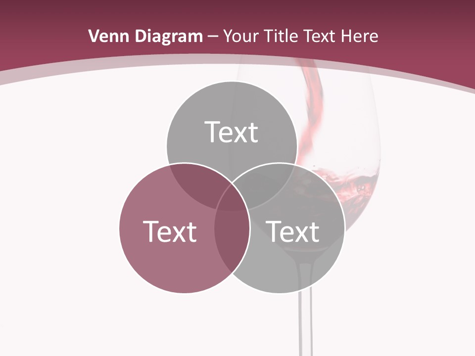 Drink Cry Bordeaux PowerPoint Template