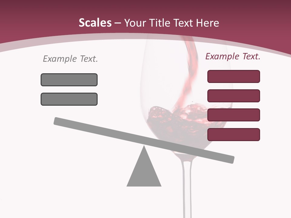 Drink Cry Bordeaux PowerPoint Template