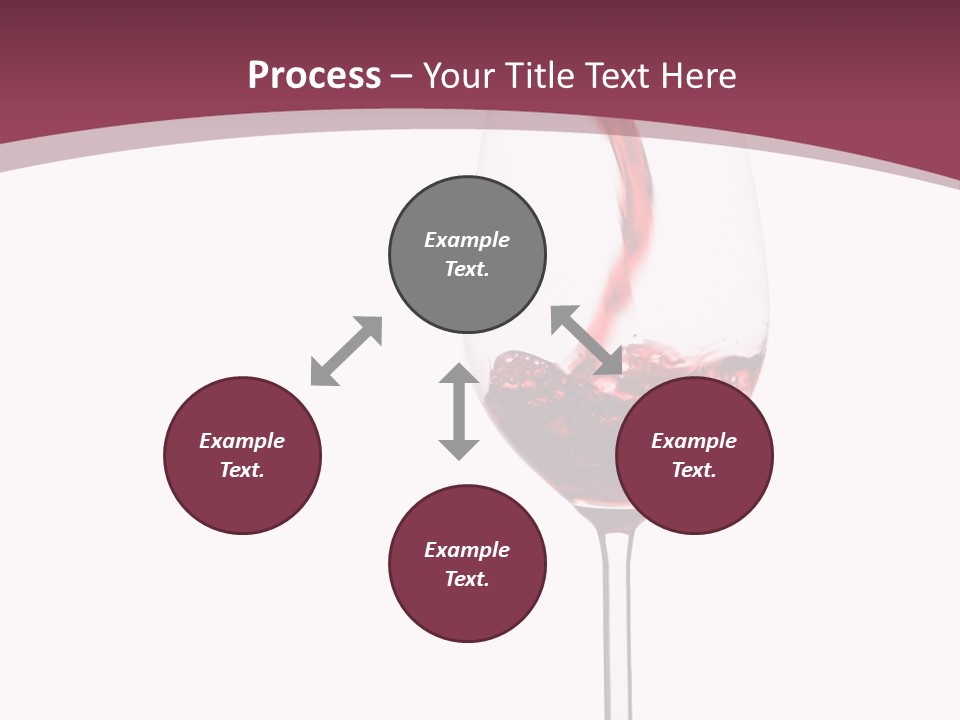 Drink Cry Bordeaux PowerPoint Template