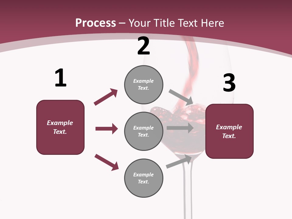 Drink Cry Bordeaux PowerPoint Template