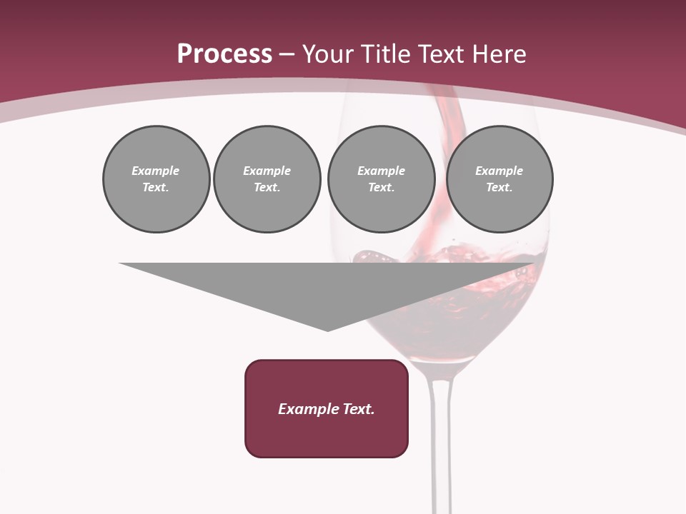 Drink Cry Bordeaux PowerPoint Template