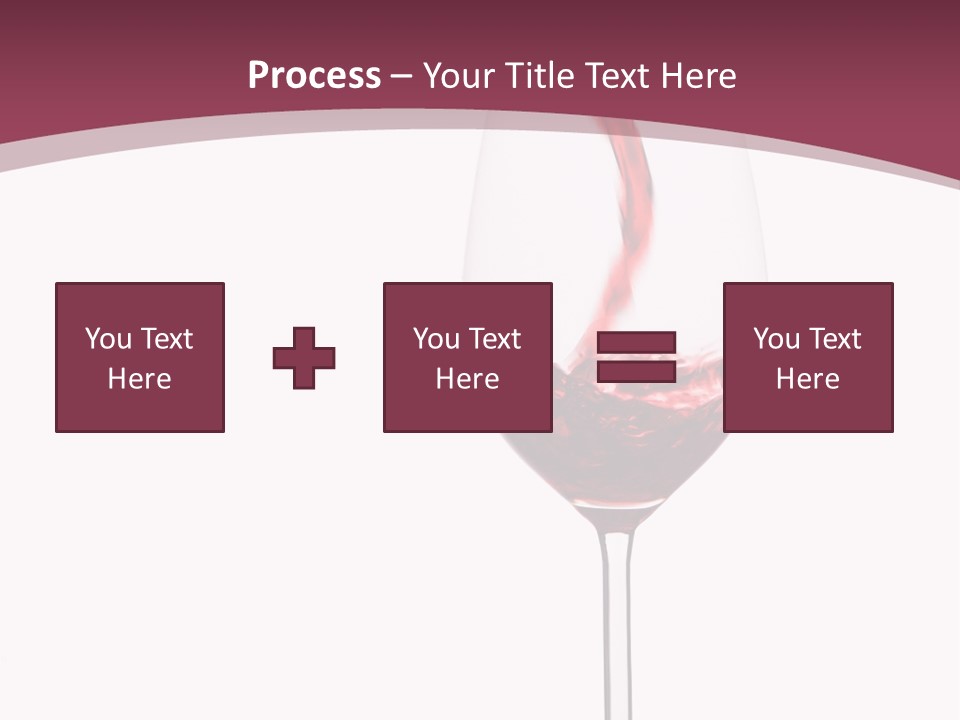 Drink Cry Bordeaux PowerPoint Template