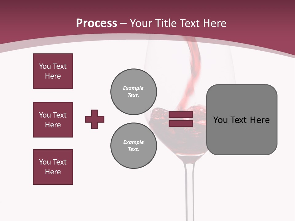 Drink Cry Bordeaux PowerPoint Template