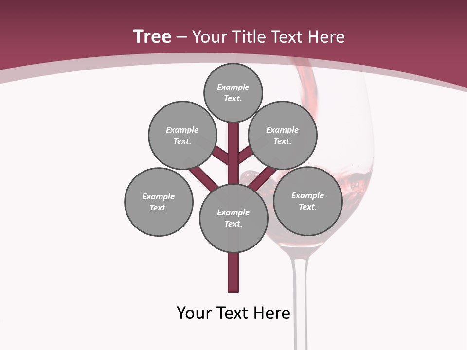 Drink Cry Bordeaux PowerPoint Template