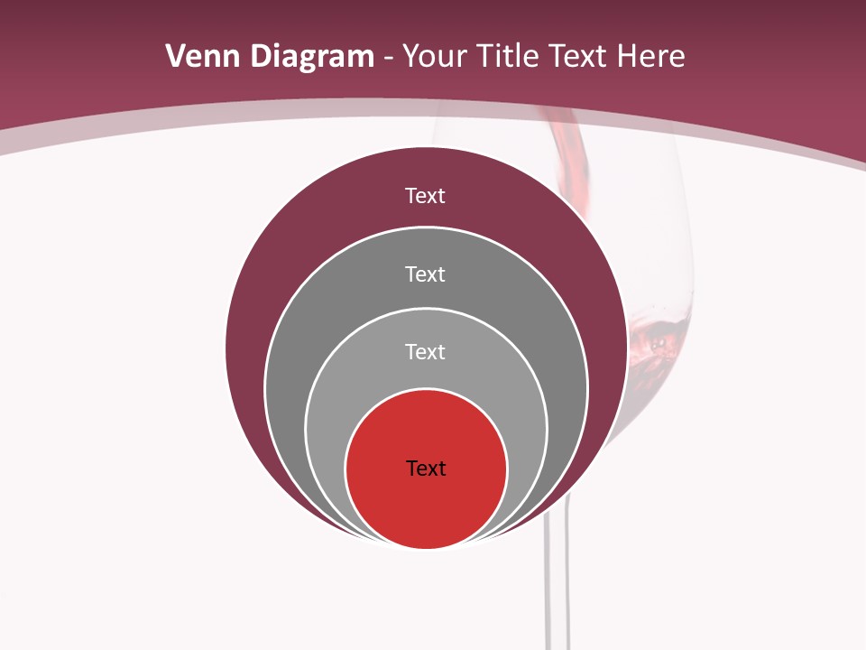 Drink Cry Bordeaux PowerPoint Template