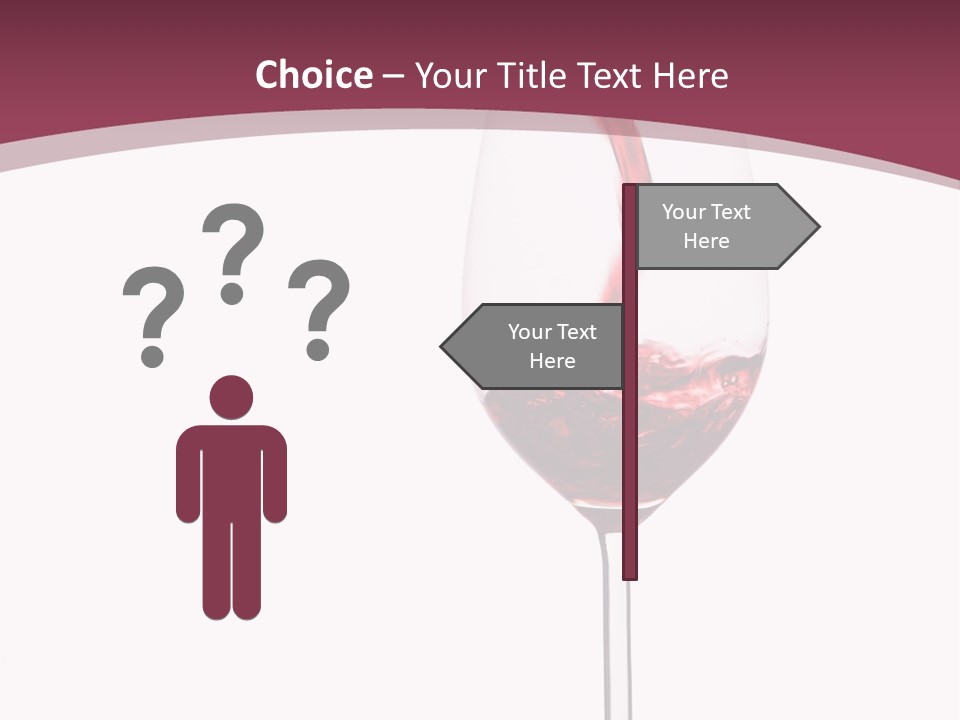 Drink Cry Bordeaux PowerPoint Template