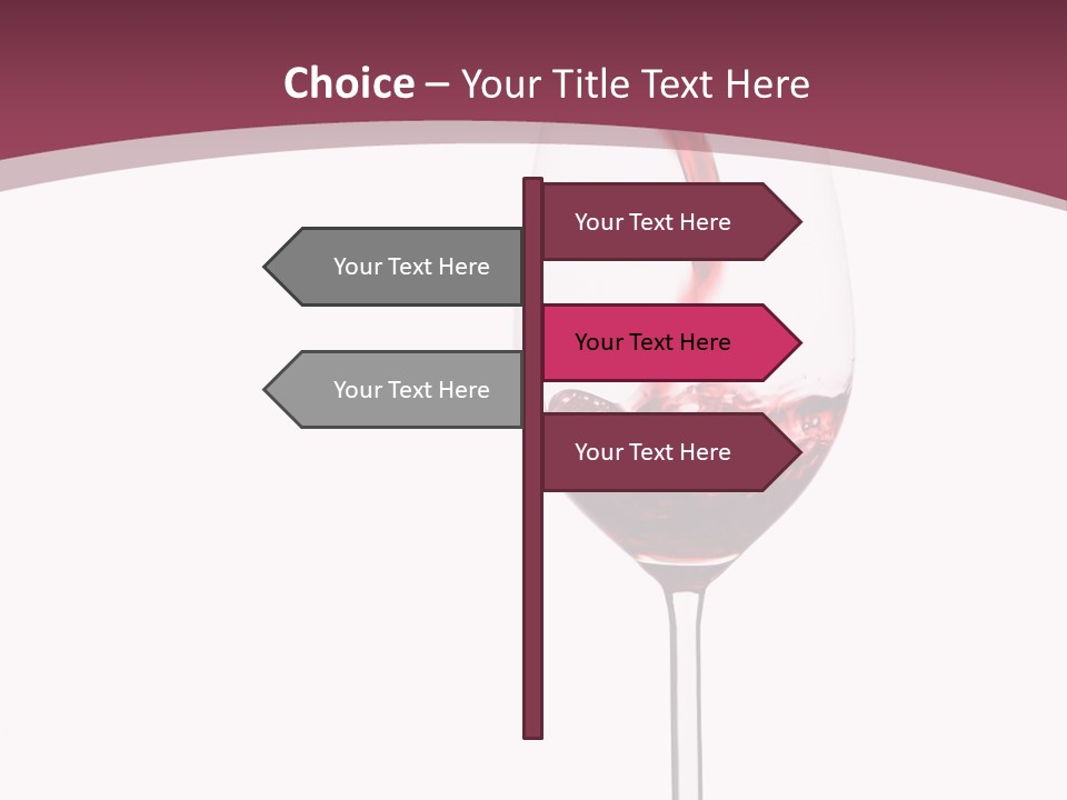 Drink Cry Bordeaux PowerPoint Template