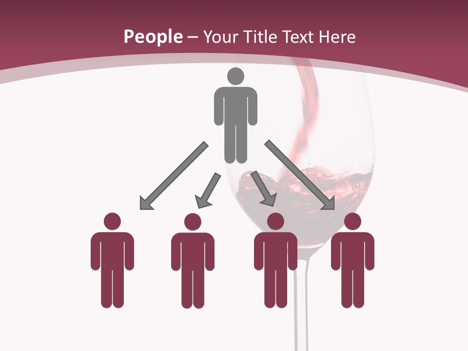 Drink Cry Bordeaux PowerPoint Template