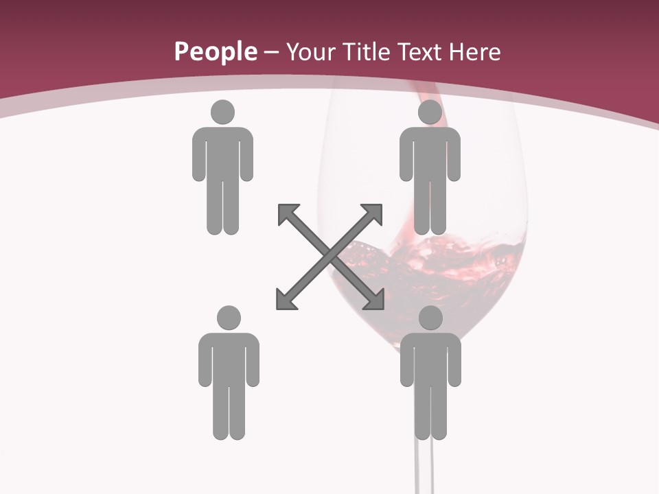 Drink Cry Bordeaux PowerPoint Template