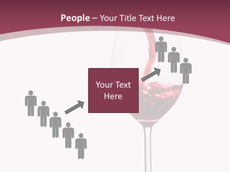 Drink Cry Bordeaux PowerPoint Template