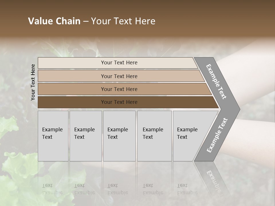 Leisure Woman Picking PowerPoint Template