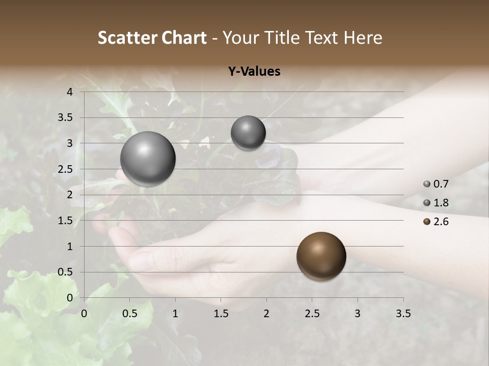 Leisure Woman Picking PowerPoint Template