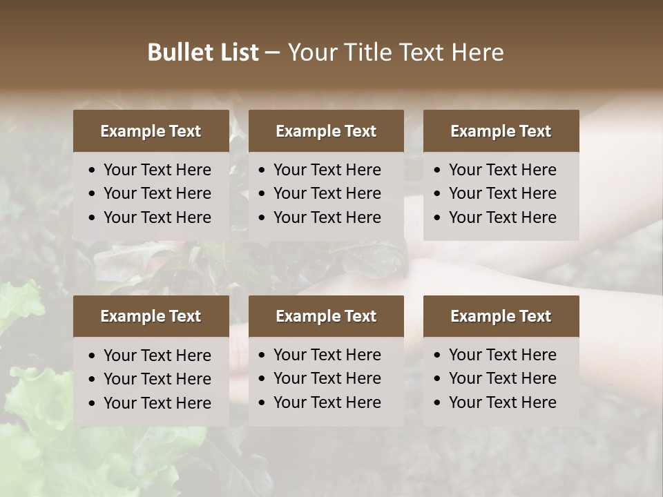 Leisure Woman Picking PowerPoint Template