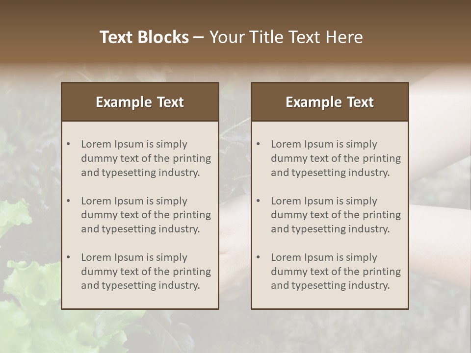 Leisure Woman Picking PowerPoint Template