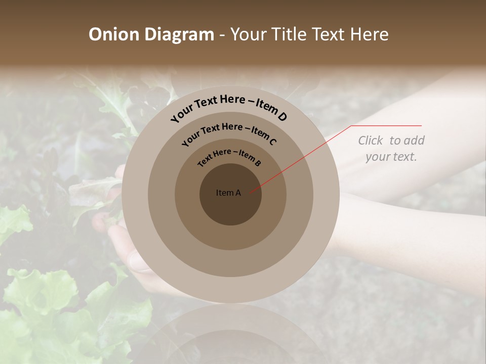 Leisure Woman Picking PowerPoint Template