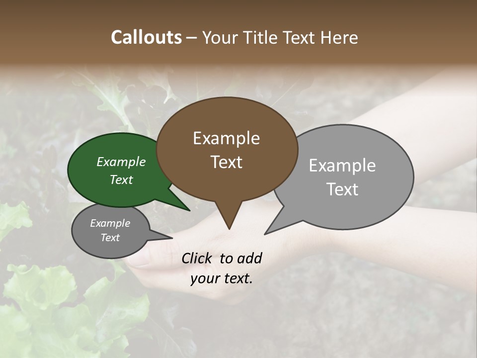 Leisure Woman Picking PowerPoint Template