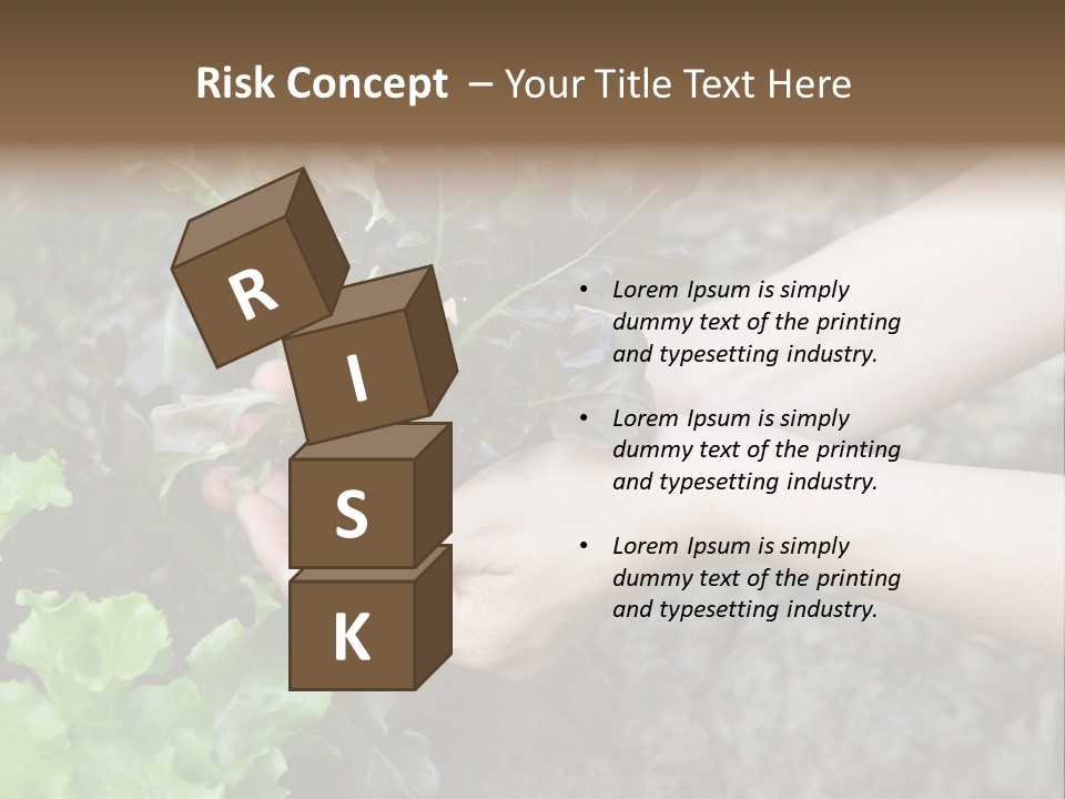 Leisure Woman Picking PowerPoint Template