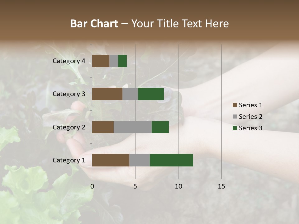 Leisure Woman Picking PowerPoint Template