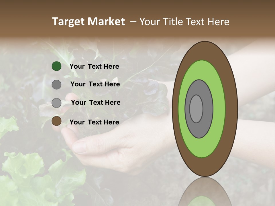 Leisure Woman Picking PowerPoint Template