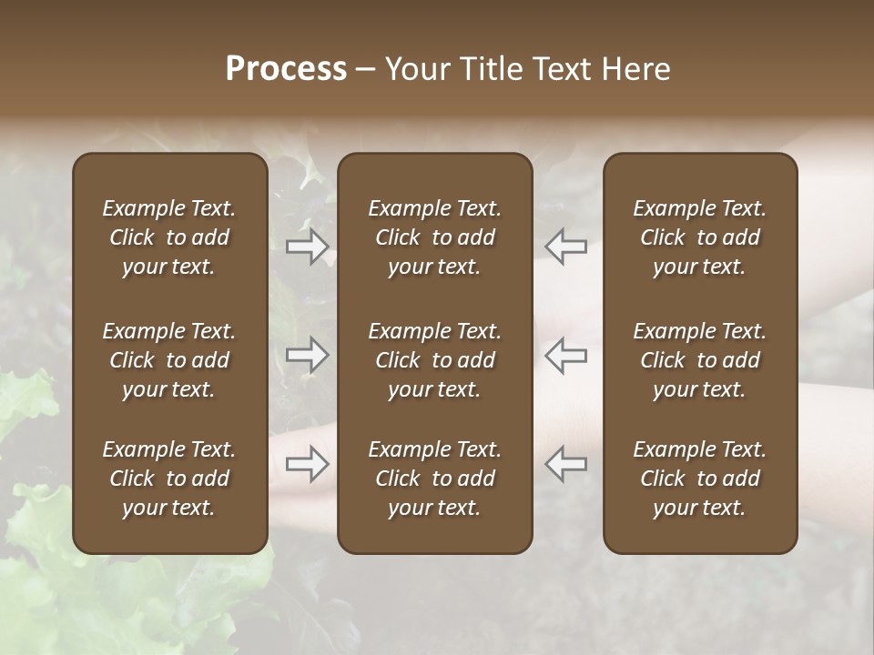 Leisure Woman Picking PowerPoint Template