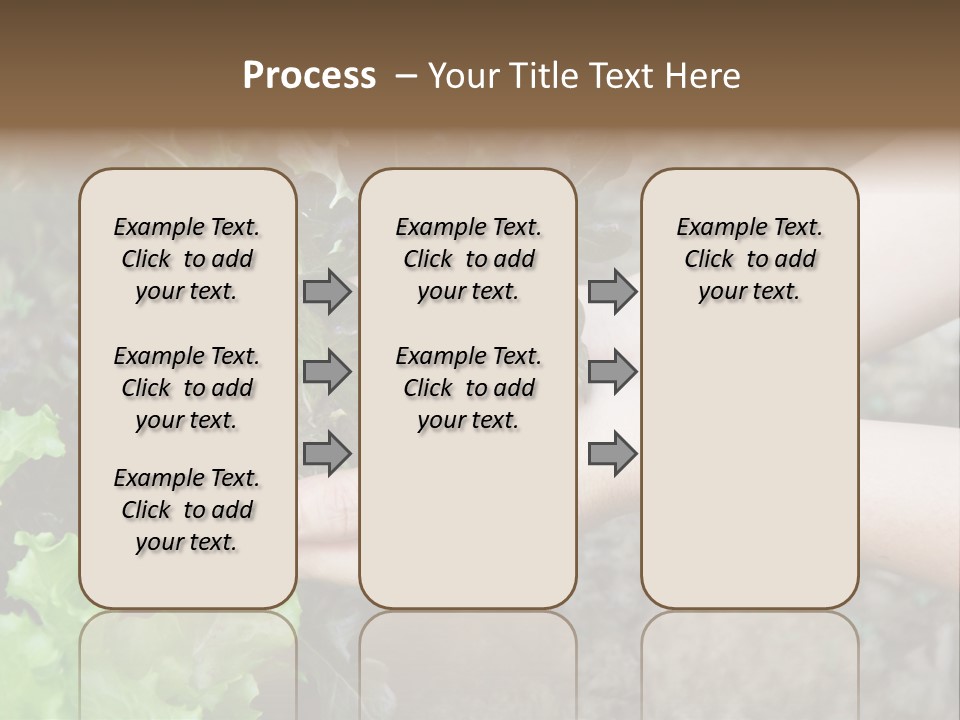 Leisure Woman Picking PowerPoint Template