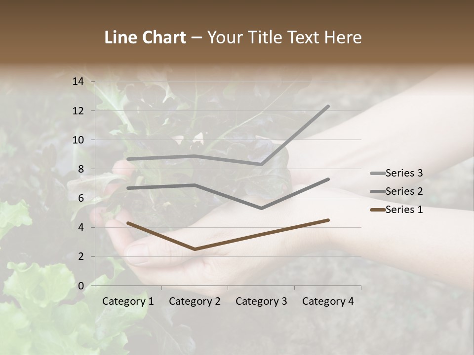Leisure Woman Picking PowerPoint Template