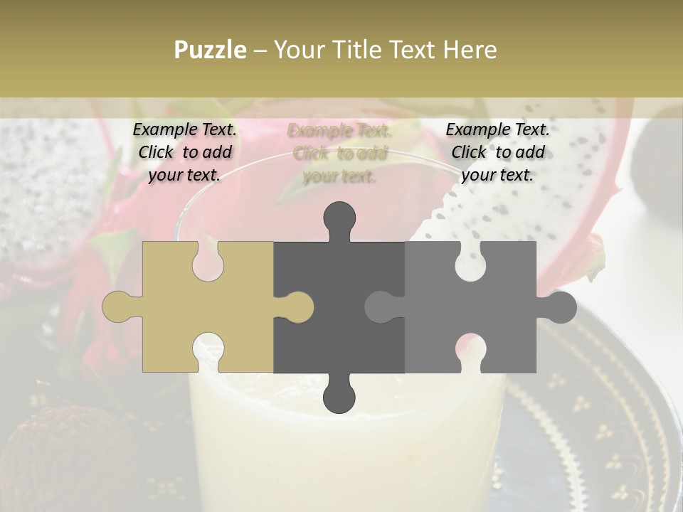 Picnic Juice Mineral PowerPoint Template