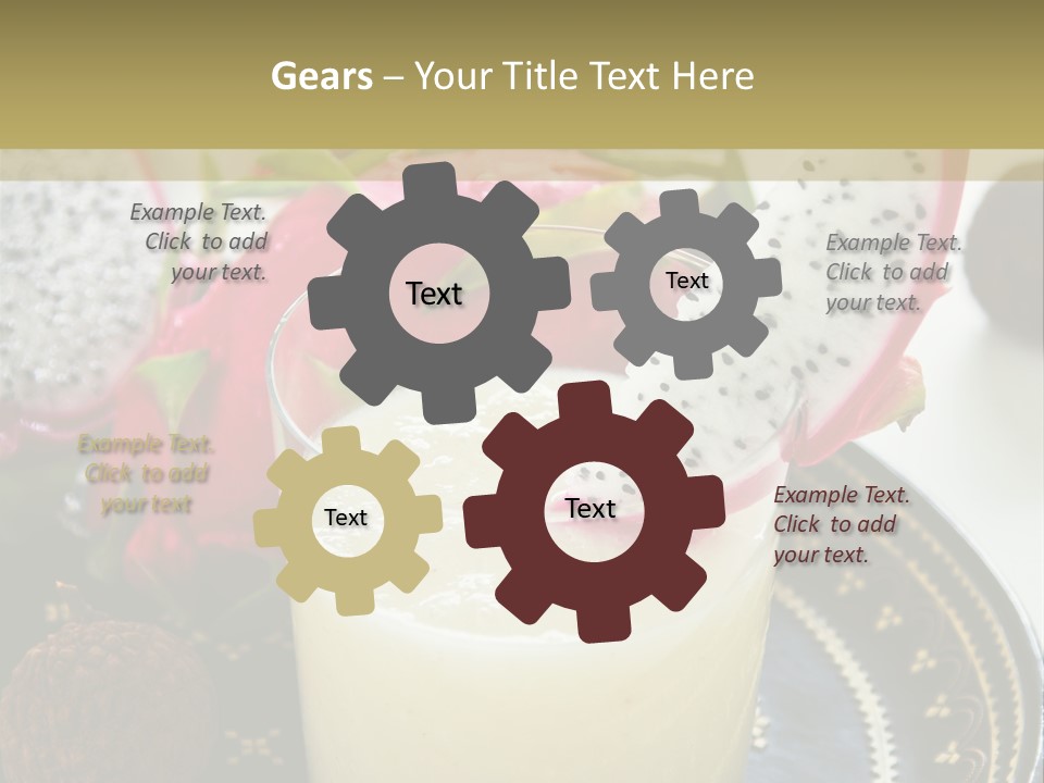 Picnic Juice Mineral PowerPoint Template