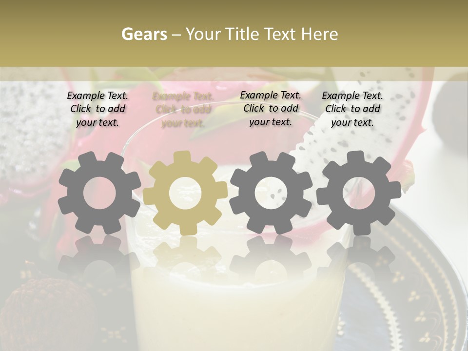 Picnic Juice Mineral PowerPoint Template