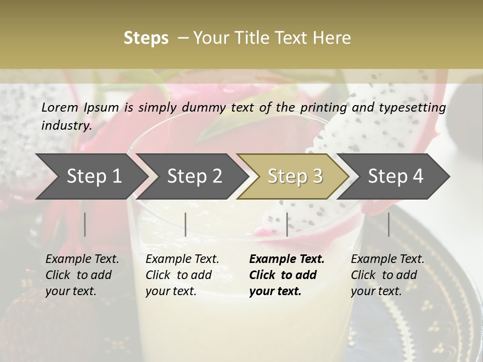 Picnic Juice Mineral PowerPoint Template