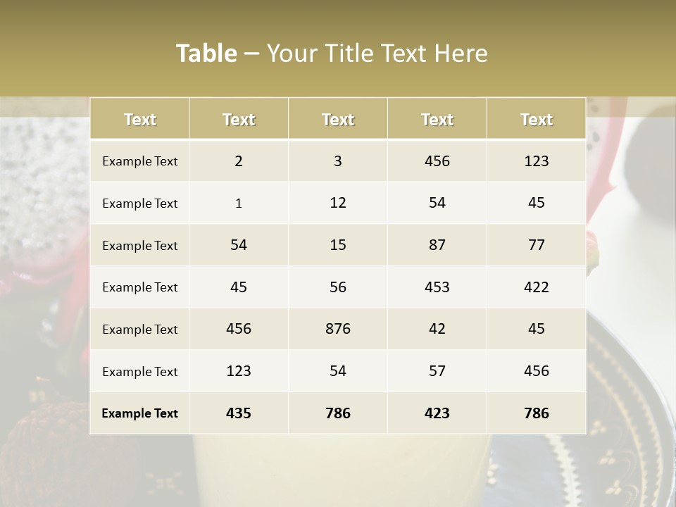 Picnic Juice Mineral PowerPoint Template