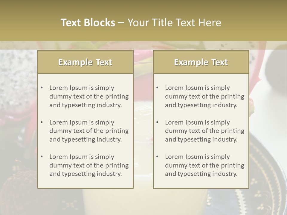 Picnic Juice Mineral PowerPoint Template