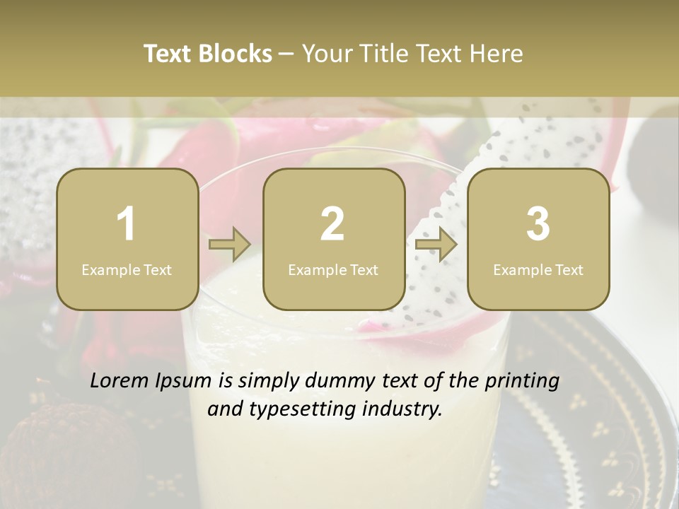 Picnic Juice Mineral PowerPoint Template