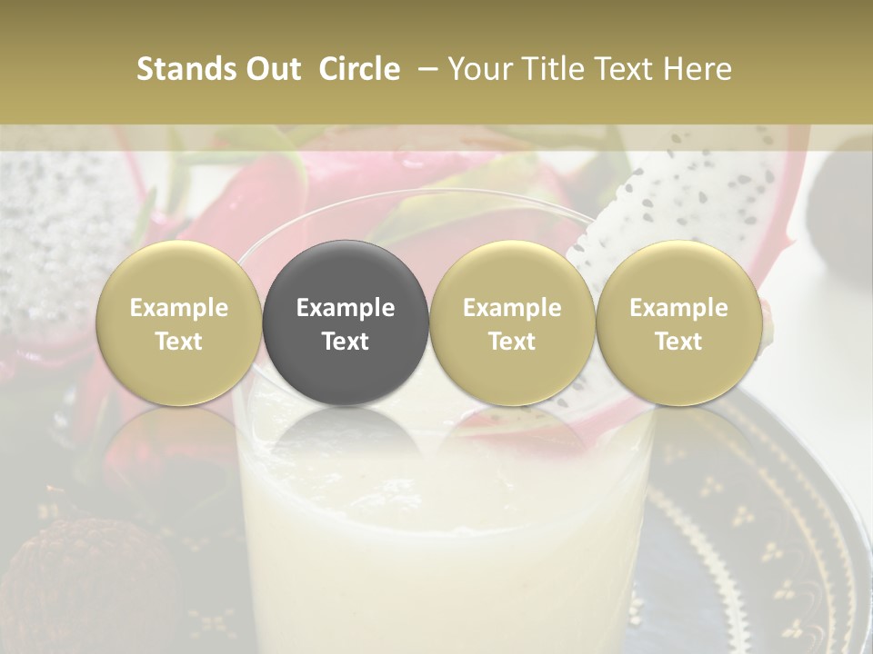 Picnic Juice Mineral PowerPoint Template