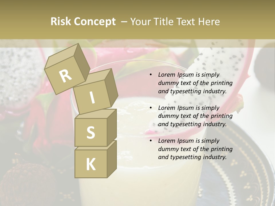 Picnic Juice Mineral PowerPoint Template