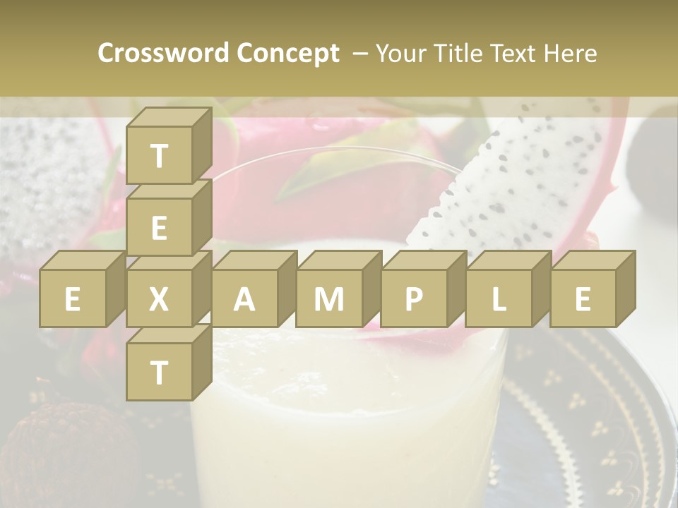 Picnic Juice Mineral PowerPoint Template