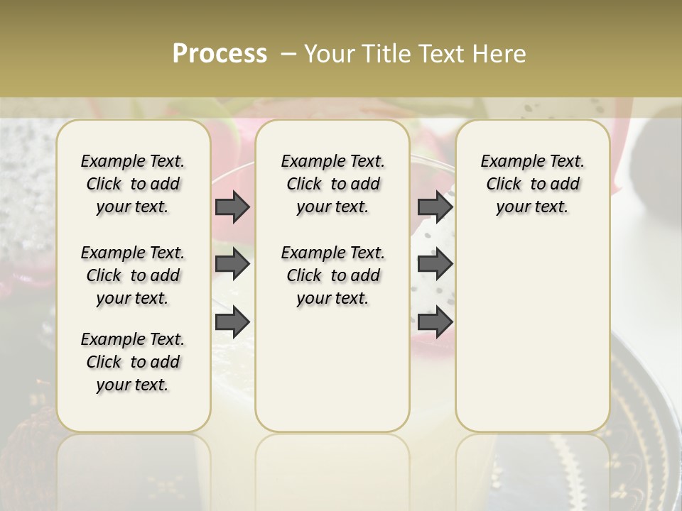 Picnic Juice Mineral PowerPoint Template