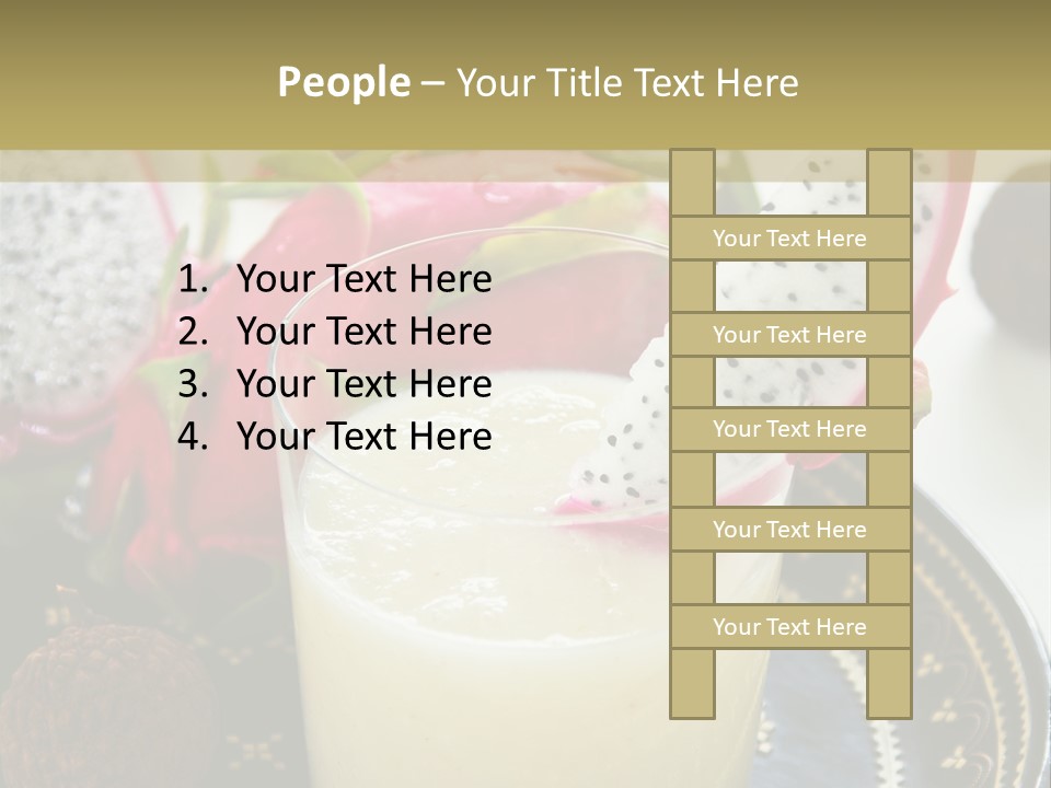 Picnic Juice Mineral PowerPoint Template